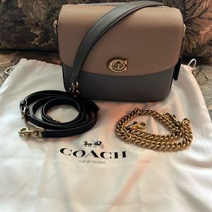 Coach Cassie 19 Granite Taupe Colorblock